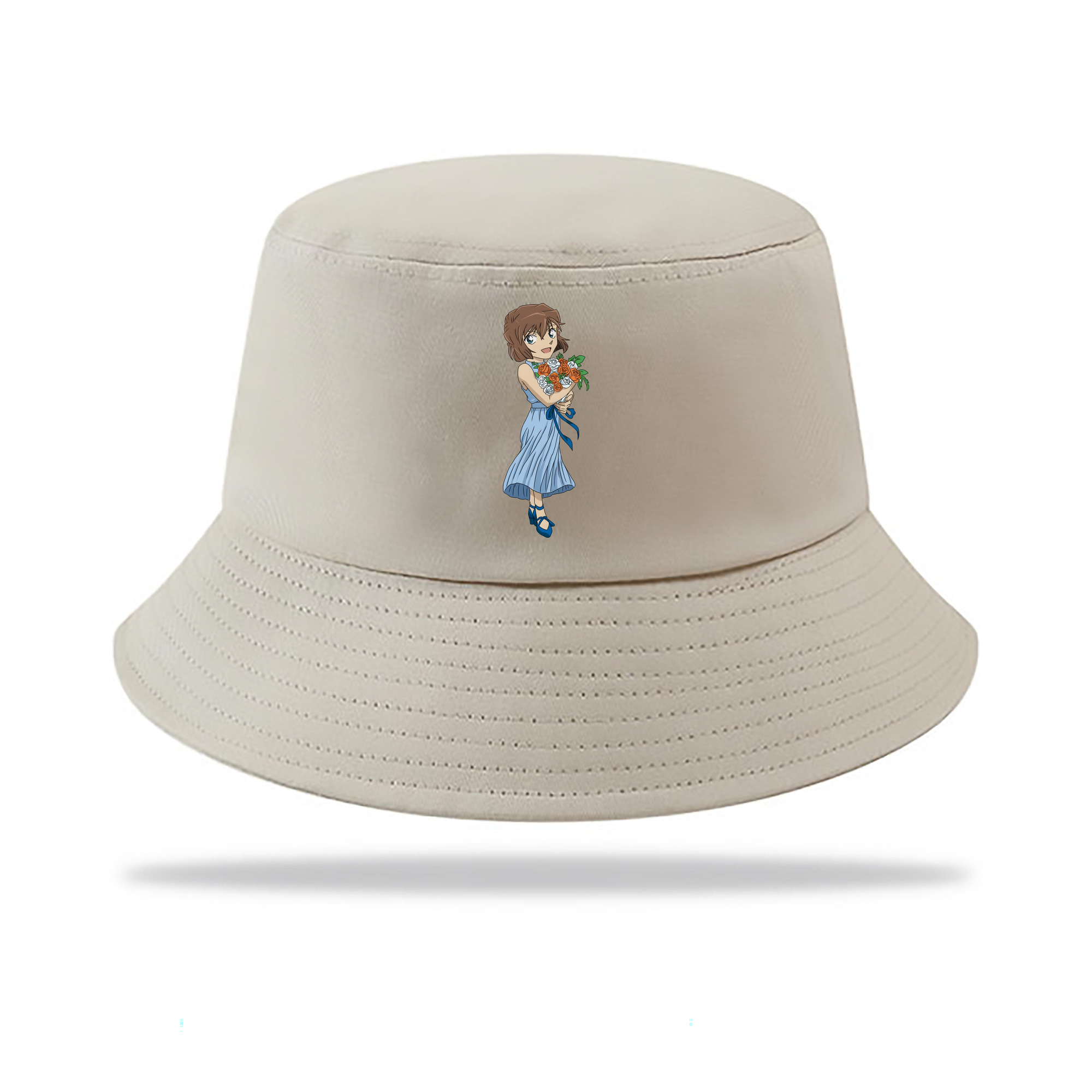 （画像用） 名探偵コナン 灰原 哀 はいばら あい Detective Conan Anita Hailey、Vi Graythorn Haibara Ai アウトドア日除けバケットハット